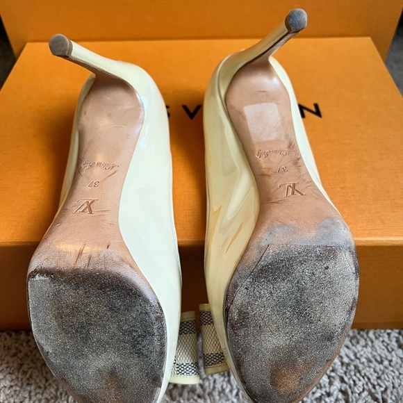 Pre loved Daniel Azur Valentine Open Toe Pump 9CM size 37 (7) - Picture 9 of 13